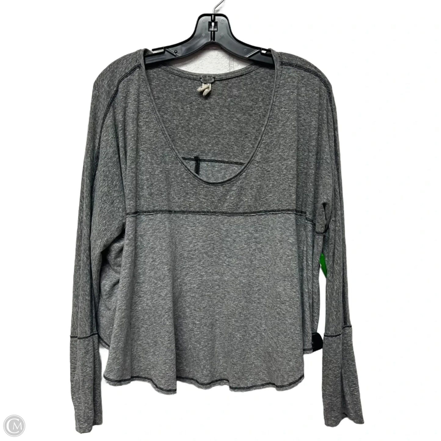 Top Long Sleeve By We The Free In Grey, Size: M