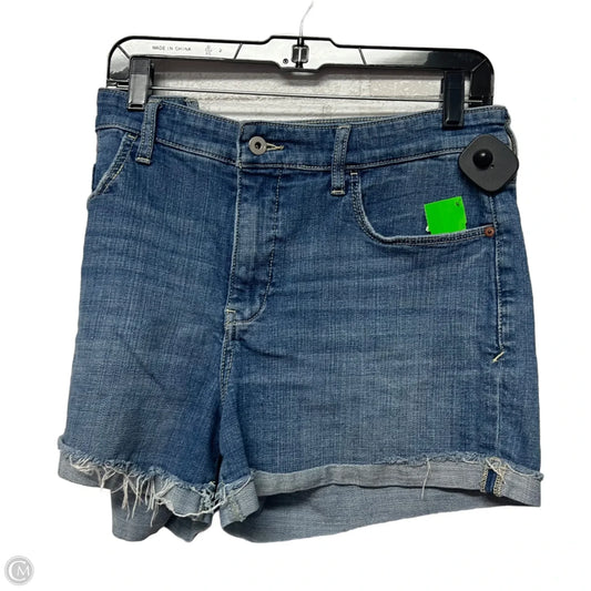 Shorts By Pilcro In Blue Denim, Size: 14