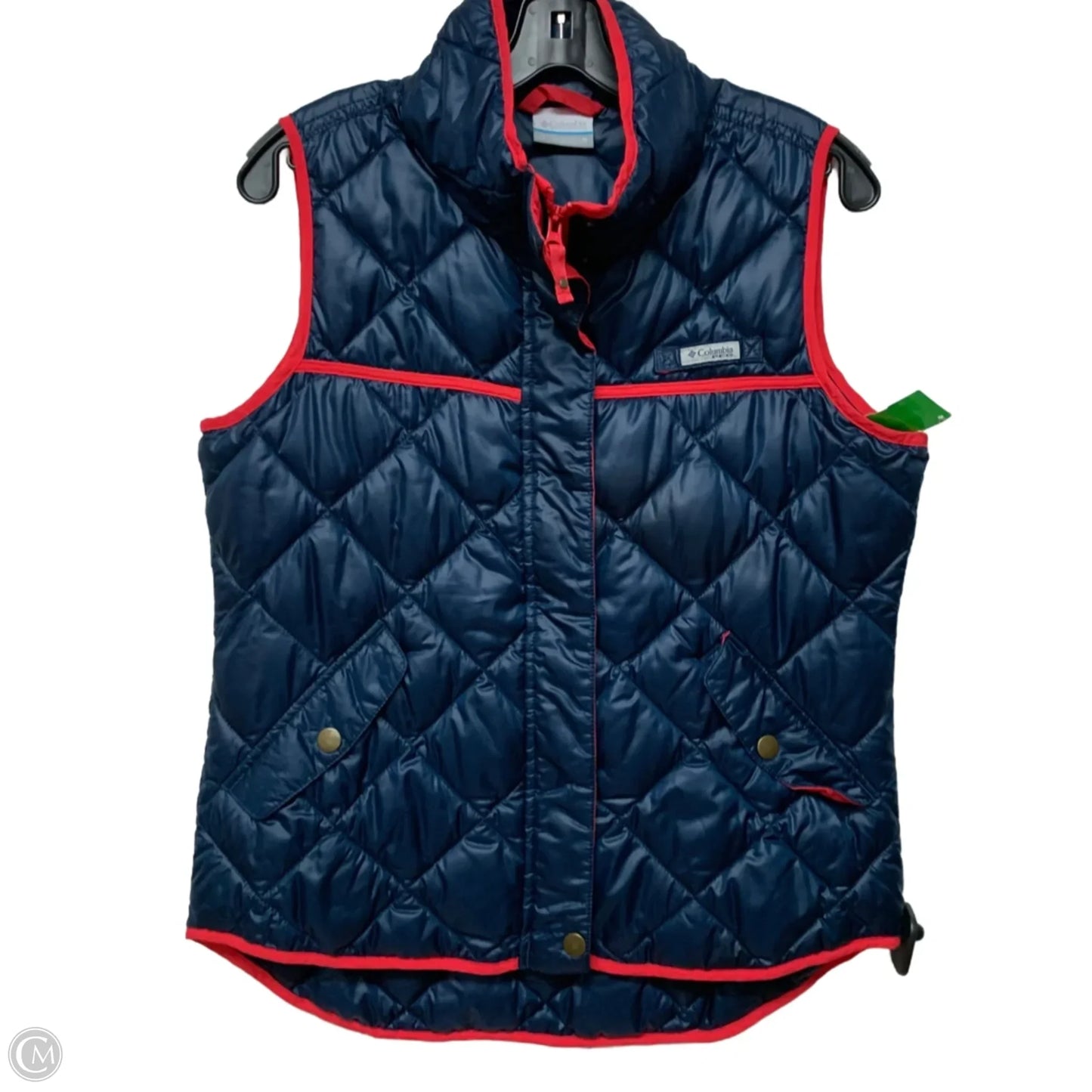 Vest Puffer & Quilted By Columbia In Navy, Size: M