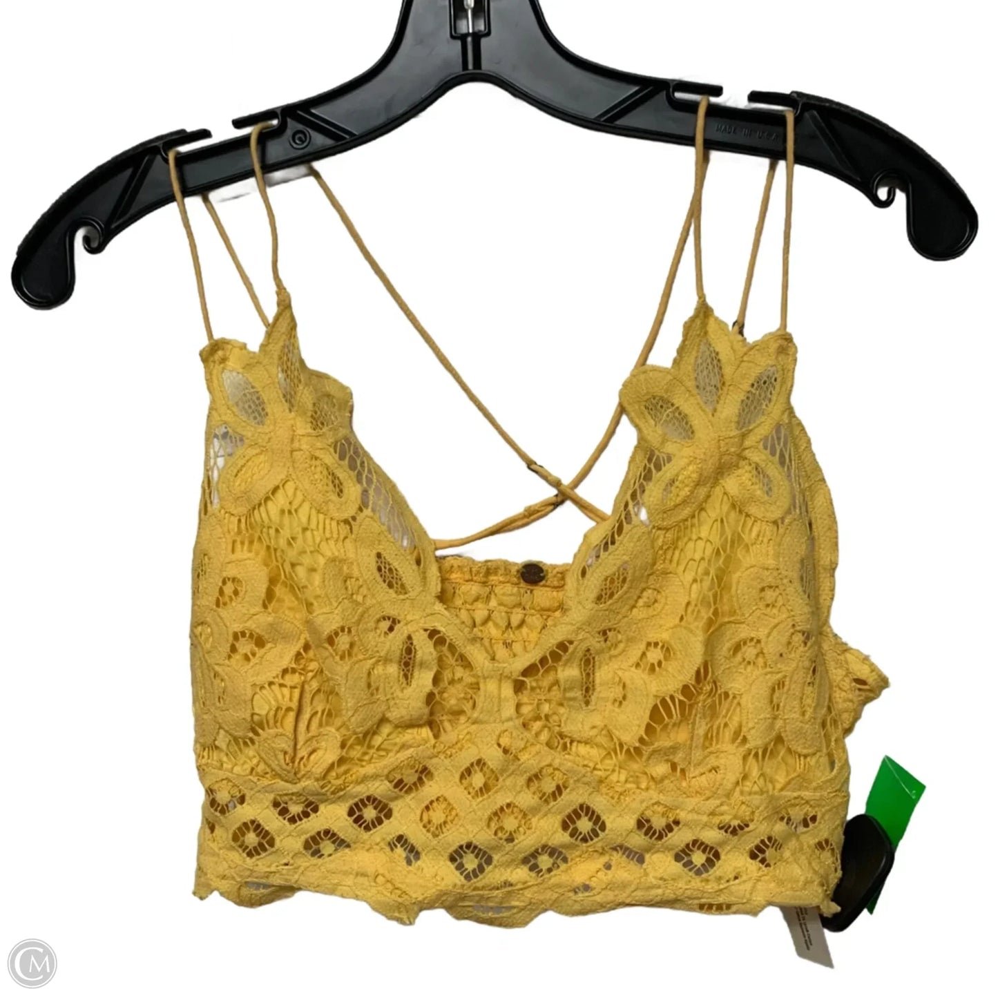 Bralette By Free People In Yellow, Size: S