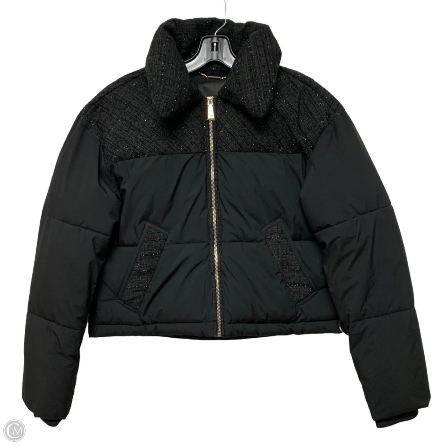 Jacket Designer By Kate Spade In Black, Size: Xs