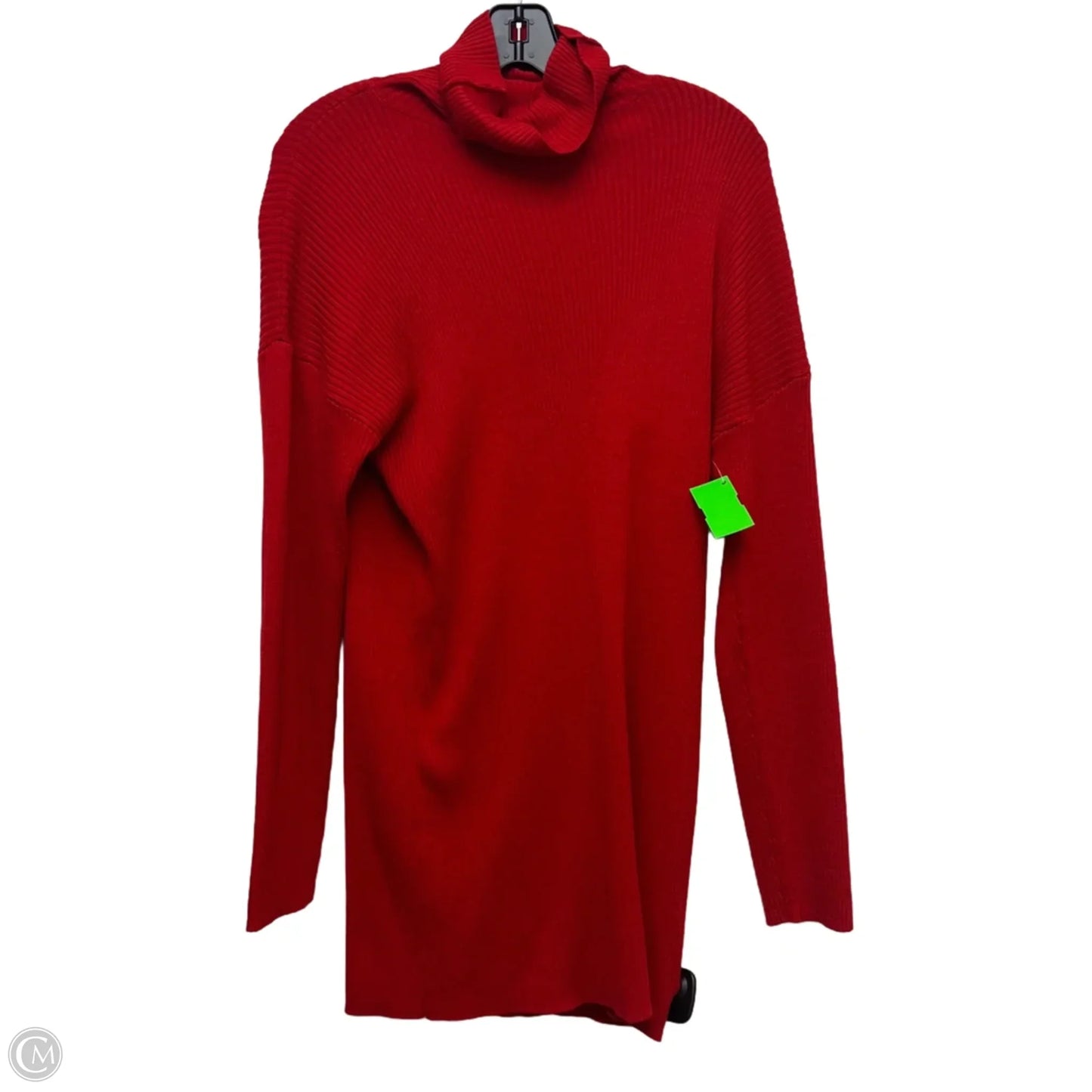Dress Sweater By Forever 21 In Red, Size: S