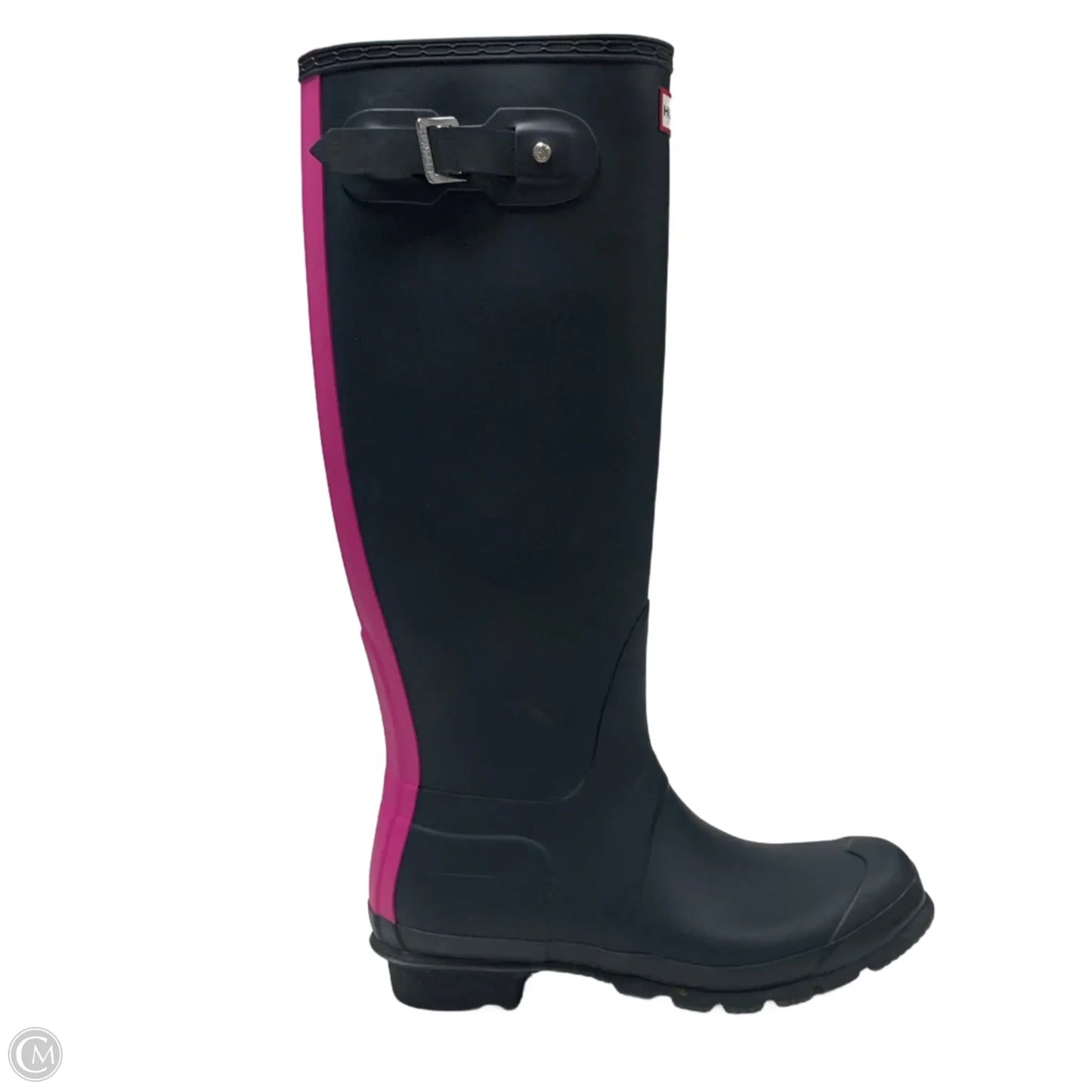 Boots Rain By Hunter In Navy, Size: 8