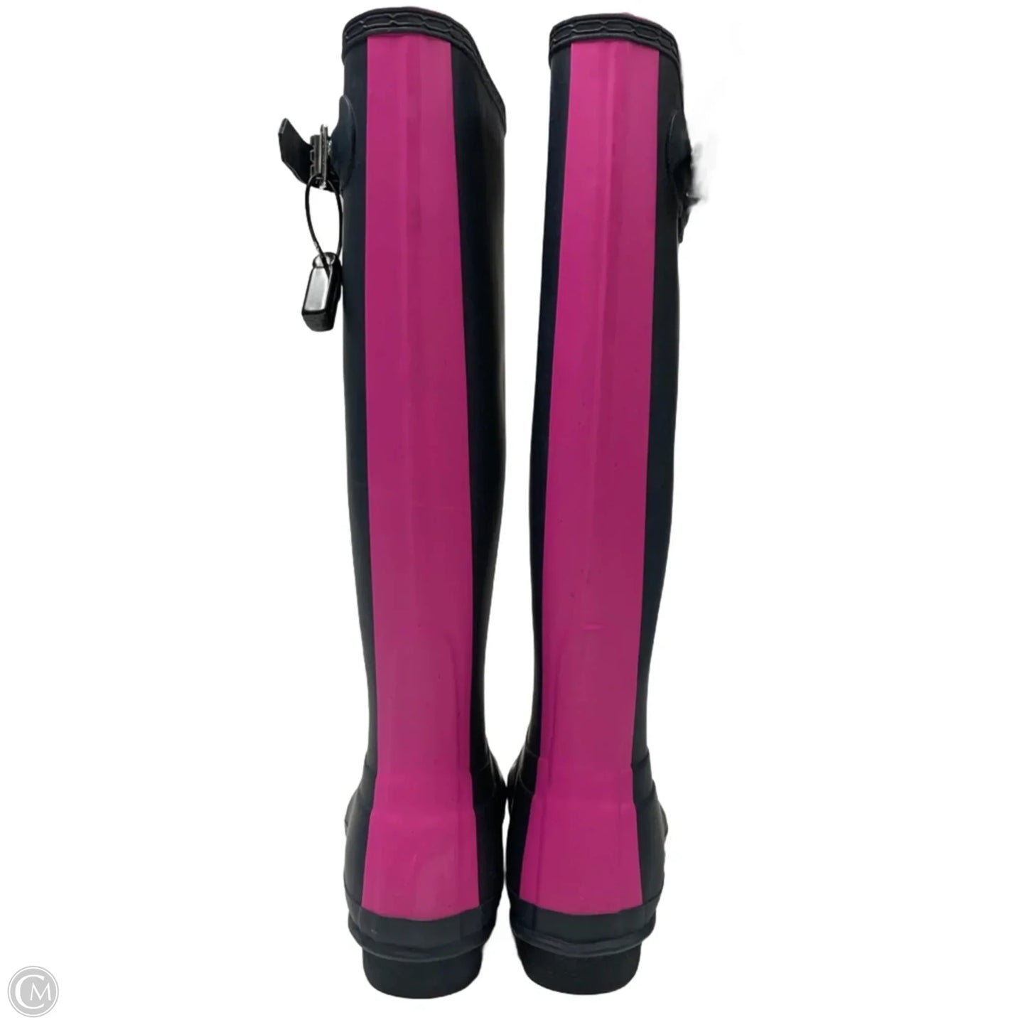 Boots Rain By Hunter In Navy, Size: 8