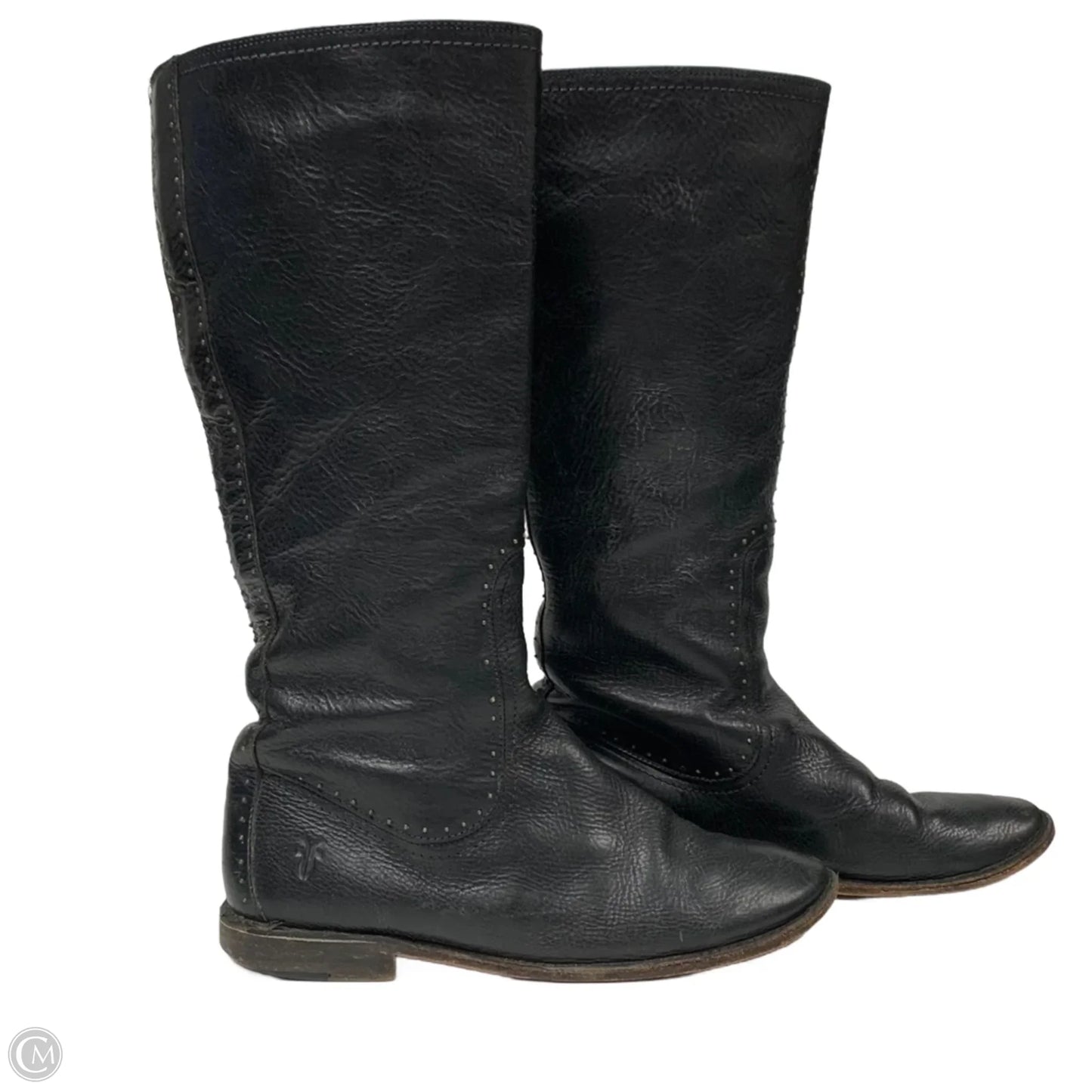 Boots Designer By Frye In Black, Size: 7