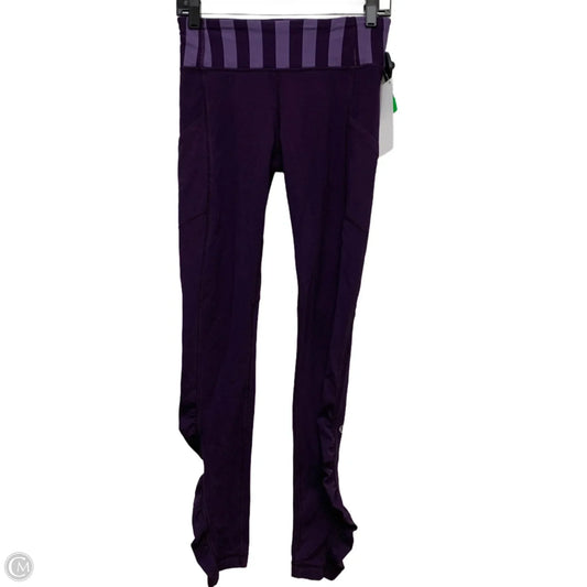 Athletic Leggings By Lululemon In Purple, Size: S