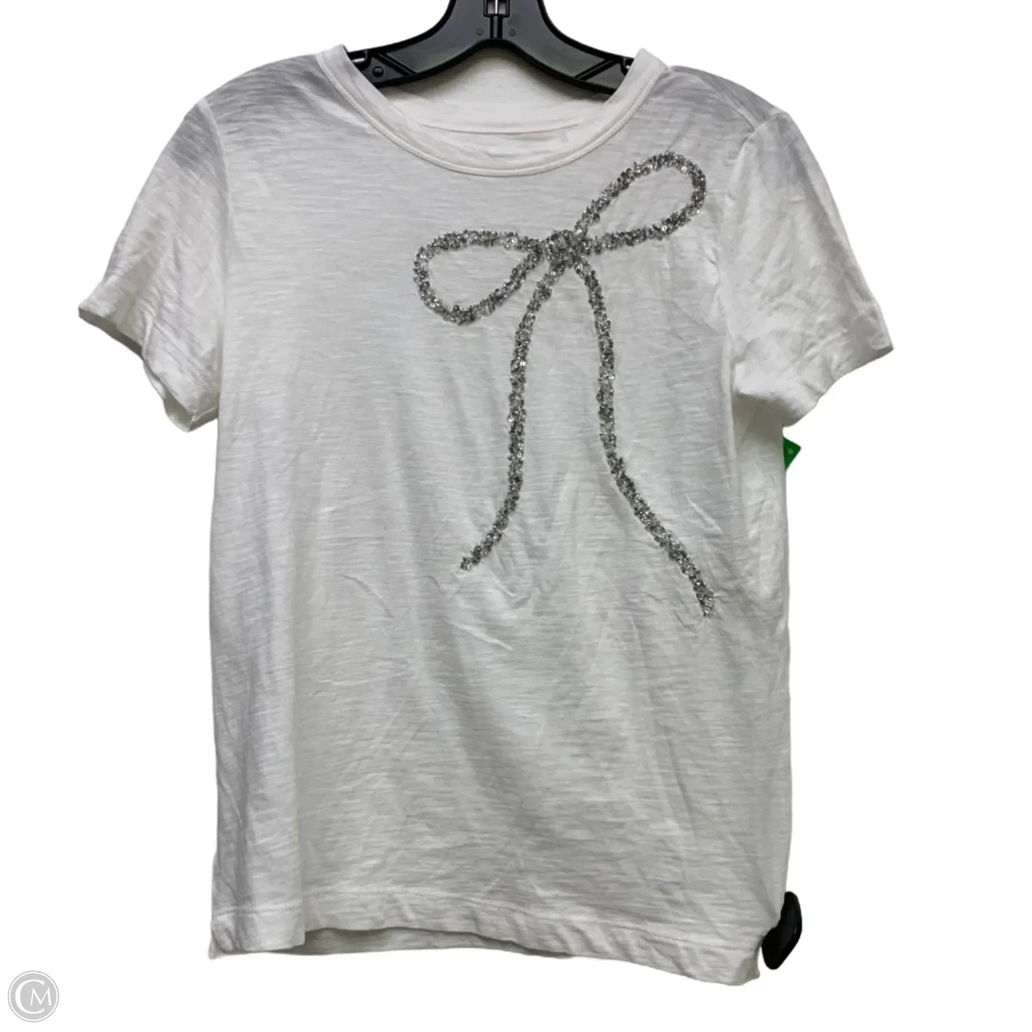 Top Short Sleeve By Loft In White, Size: Xs