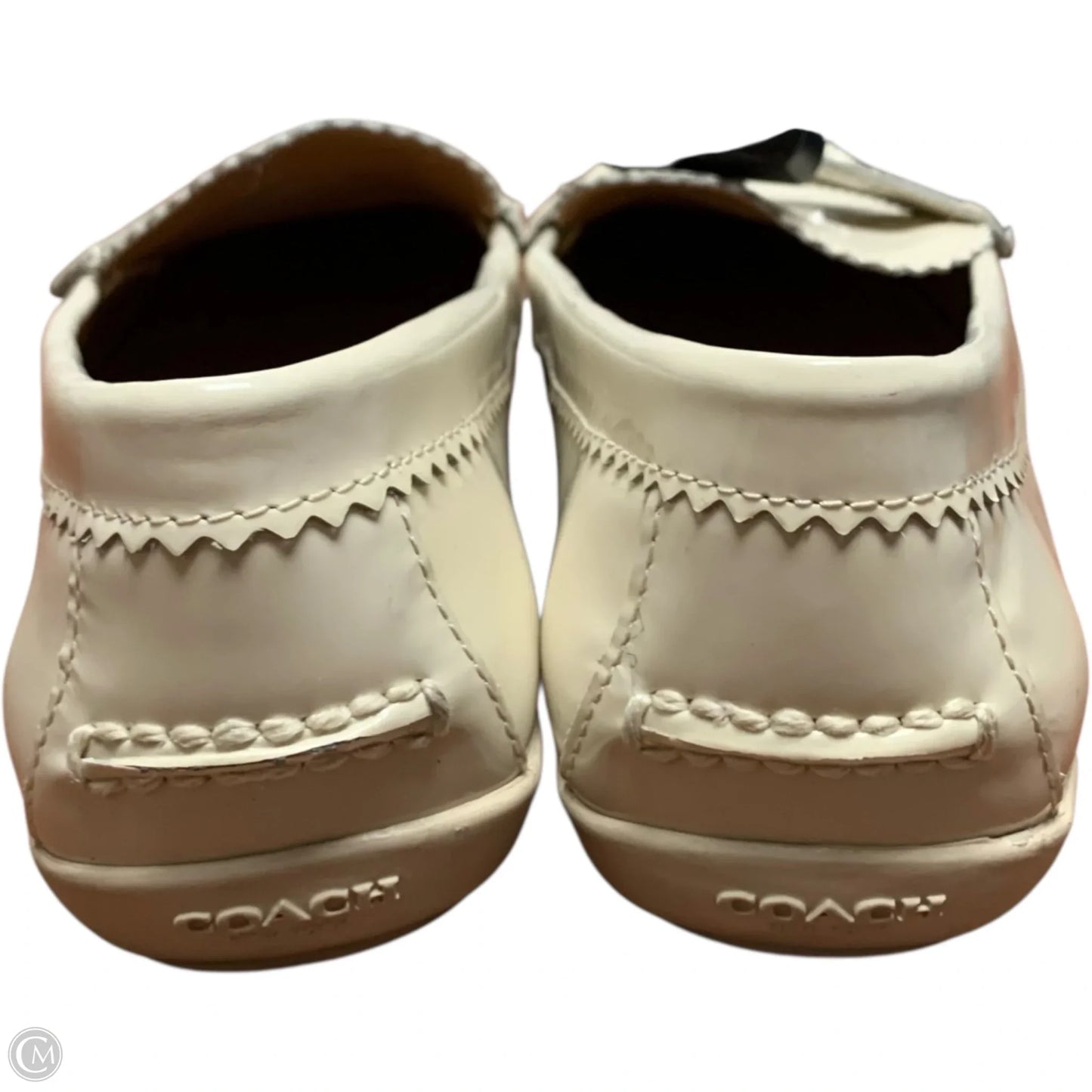 Shoes Designer By Coach In Cream, Size: 7