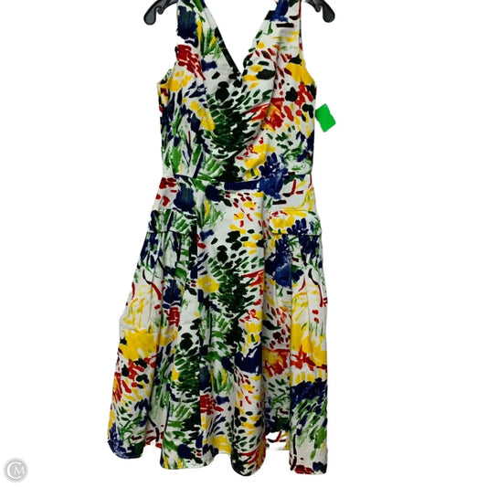Dress Casual Midi By Samantha Sung In Multi-colored, Size: S