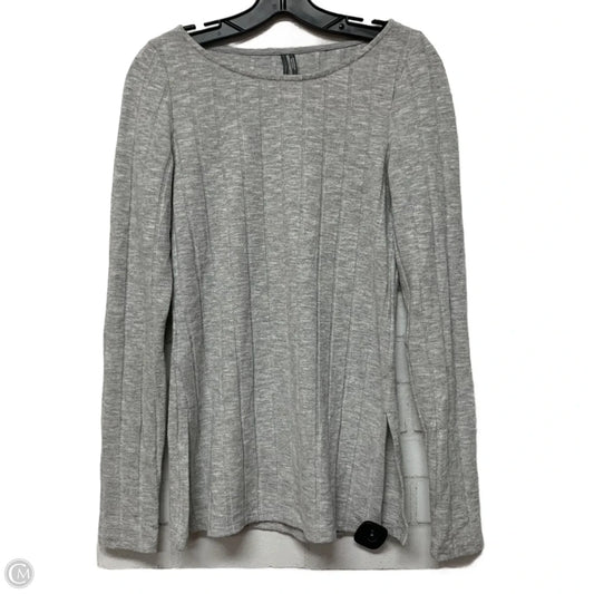Top Long Sleeve Basic By Anthropologie In Grey, Size: S