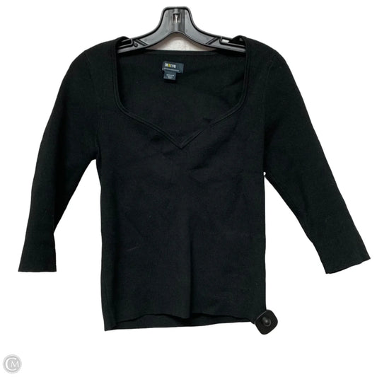 Top Long Sleeve By Maeve In Black, Size: M