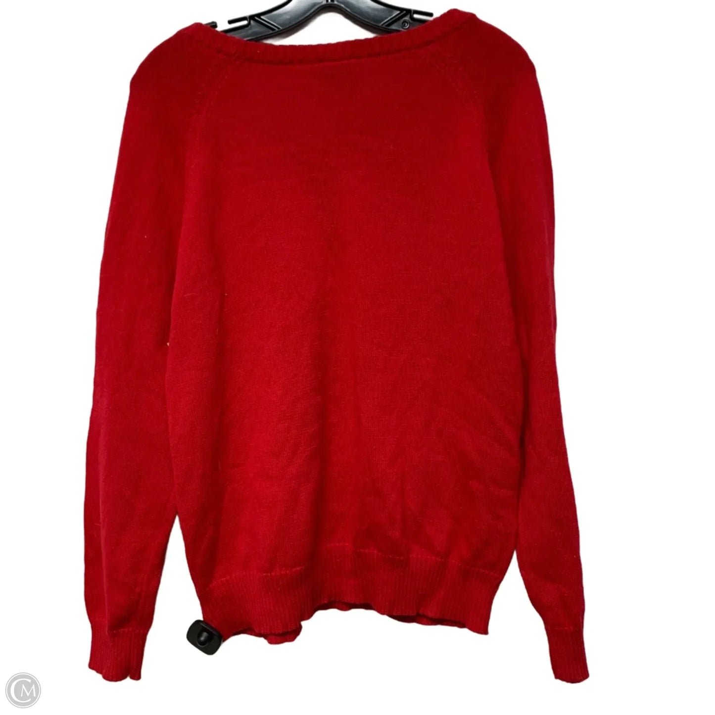 Sweater By Well Worn In Green & Red, Size: Xl