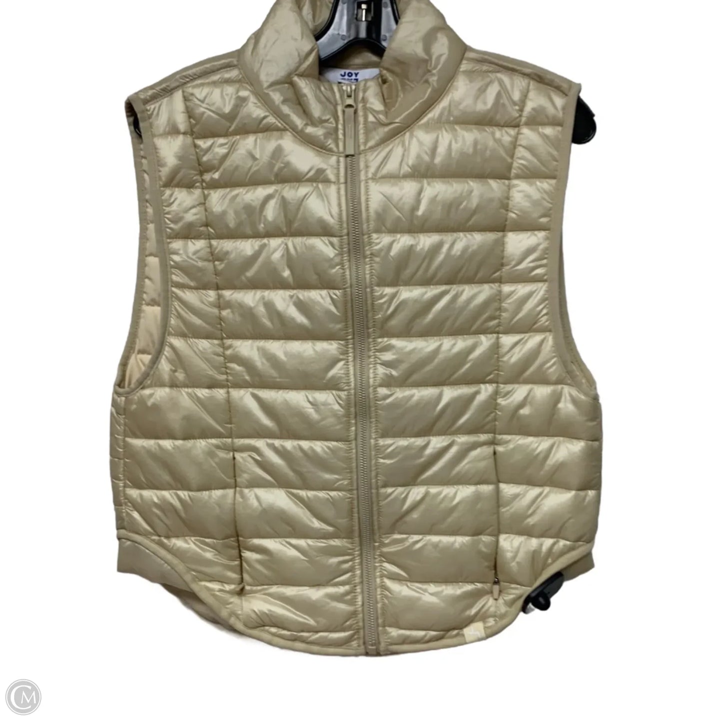 Vest Puffer & Quilted By Joy Lab In Cream, Size: S