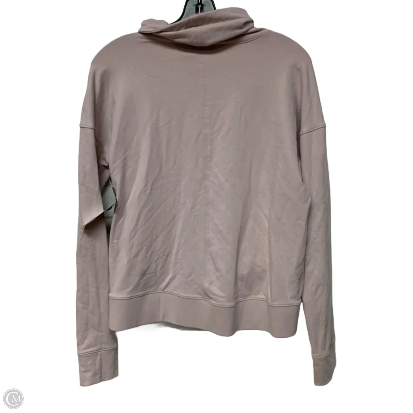 Athletic Top Long Sleeve Collar By Lululemon In Pink, Size: S