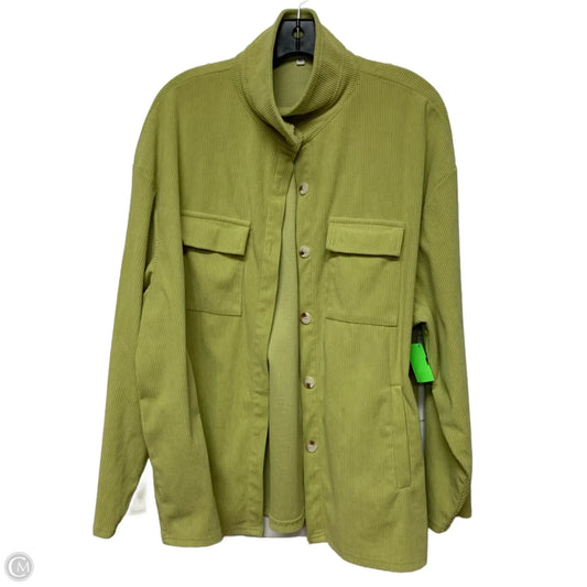 Jacket Shirt In Green, Size: Xl