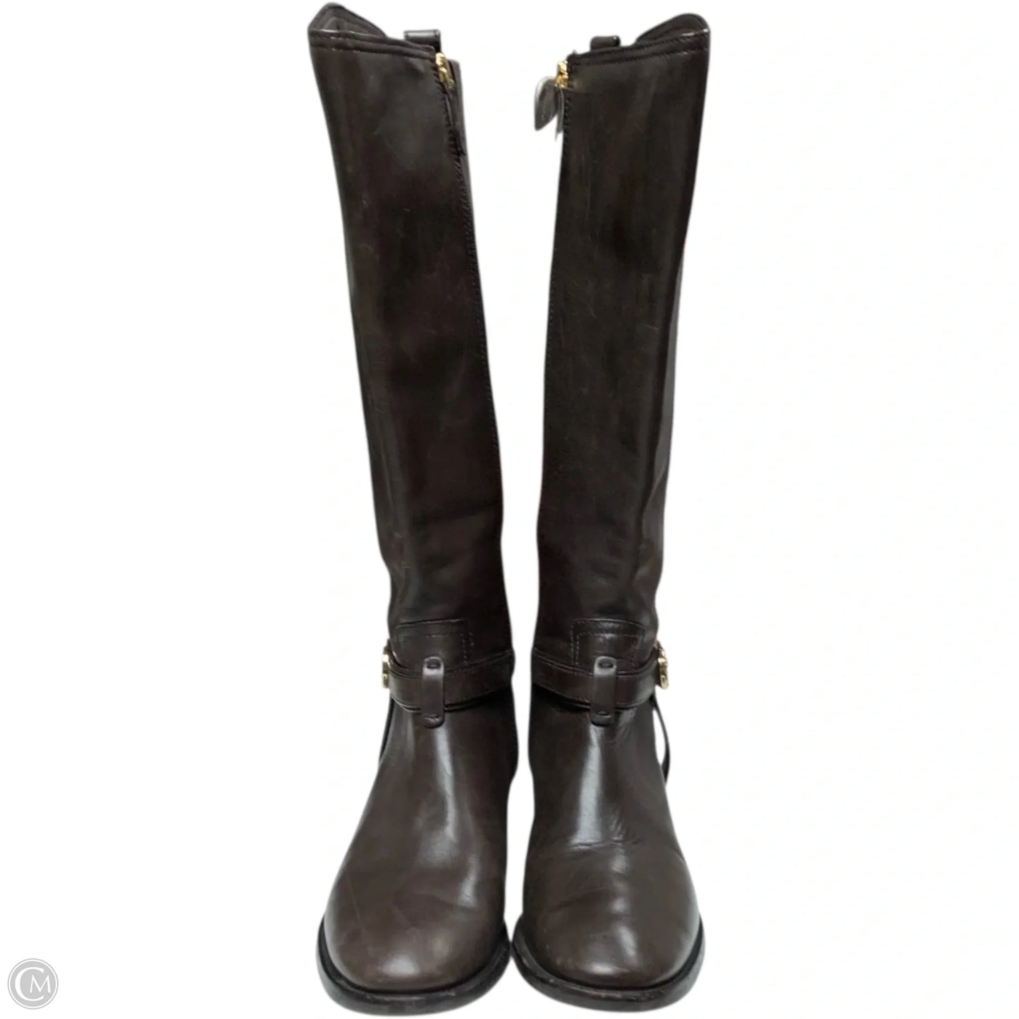 Boots Designer By Tory Burch In Brown, Size: 7.5