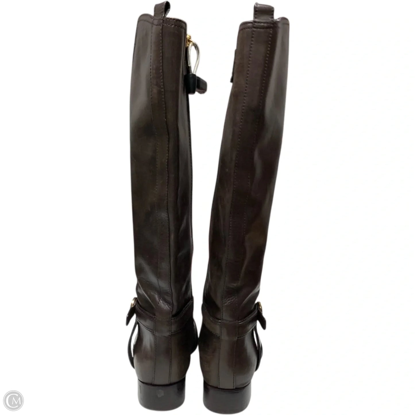 Boots Designer By Tory Burch In Brown, Size: 7.5