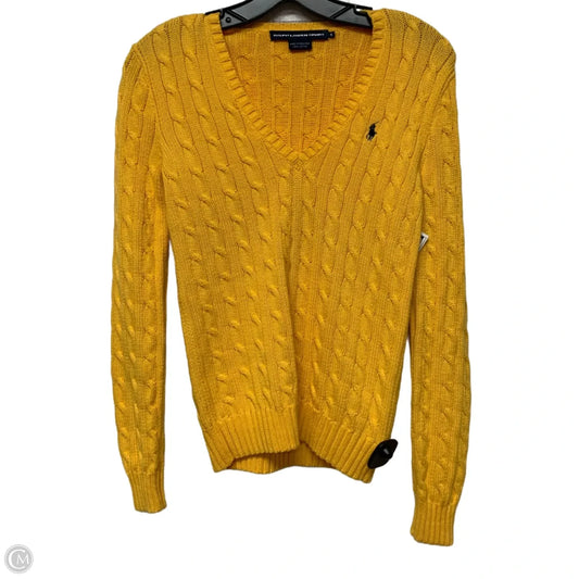 Sweater By Ralph Lauren In Yellow, Size: S