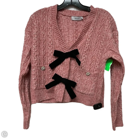 Sweater Cardigan By Greylin In Pink, Size: Xs