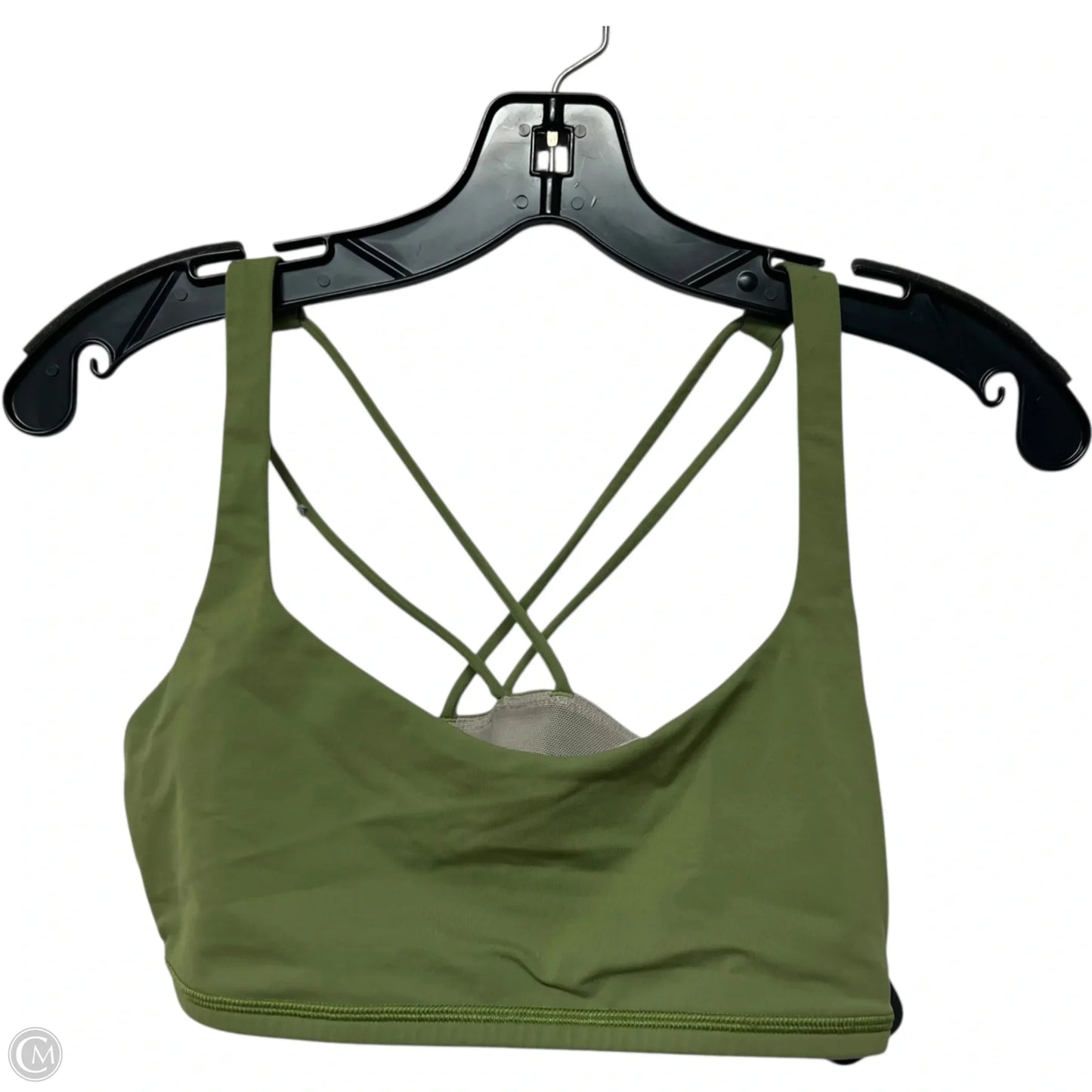 Athletic Bra By Lululemon In Green, Size: M