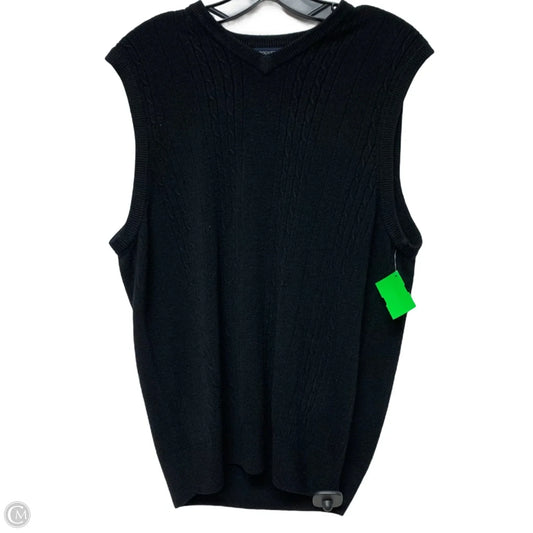 Vest Sweater By Dockers In Black, Size: M