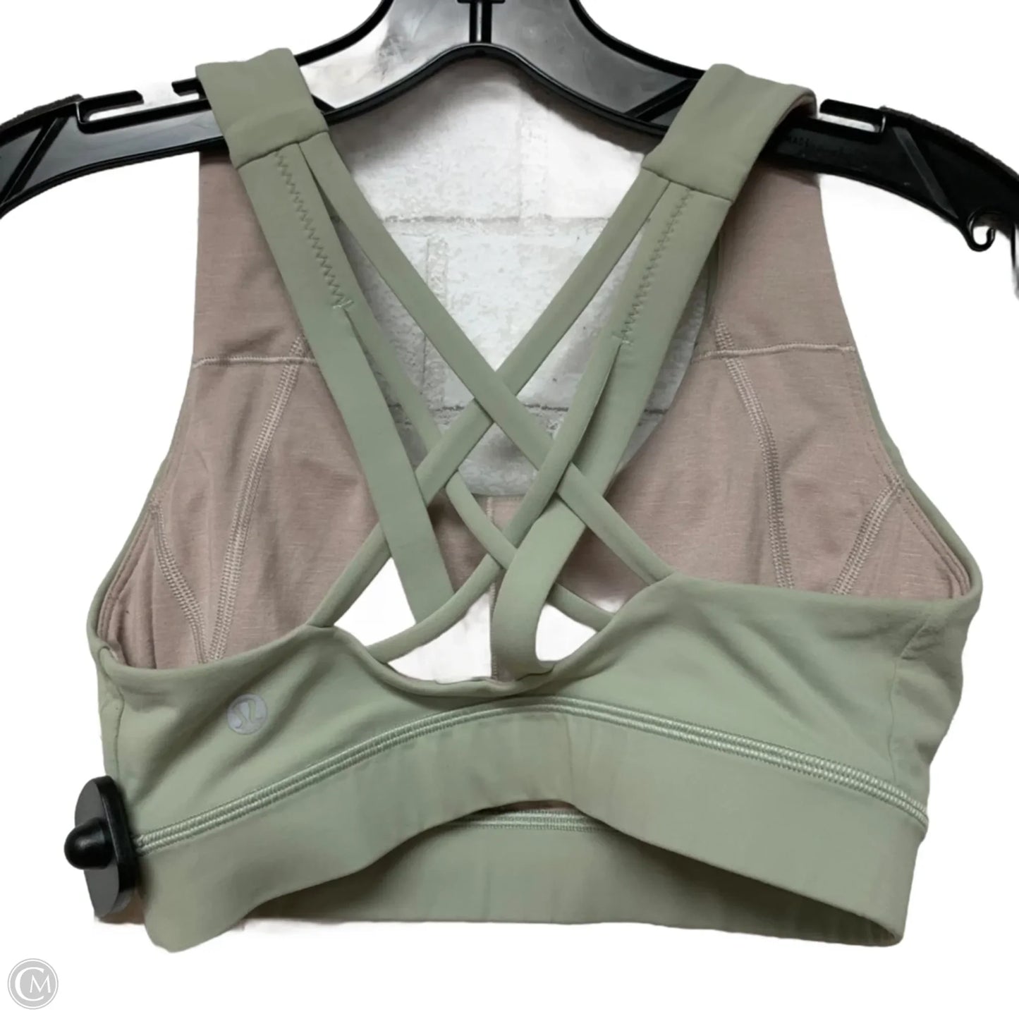 Athletic Bra By Lululemon In Green, Size: S