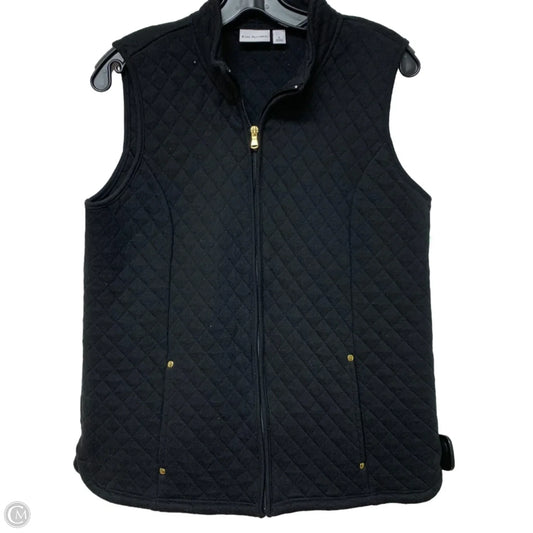 Vest Puffer & Quilted By Kim Rogers In Black, Size: S