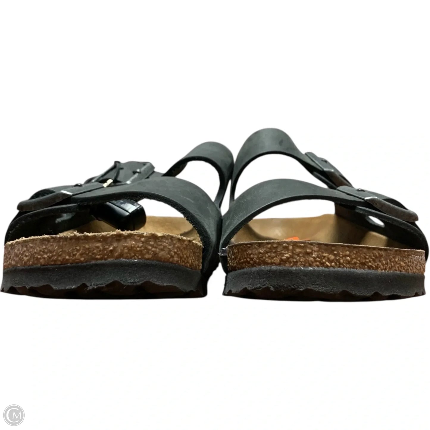 Sandals Flats By Birkenstock In Grey, Size: 5