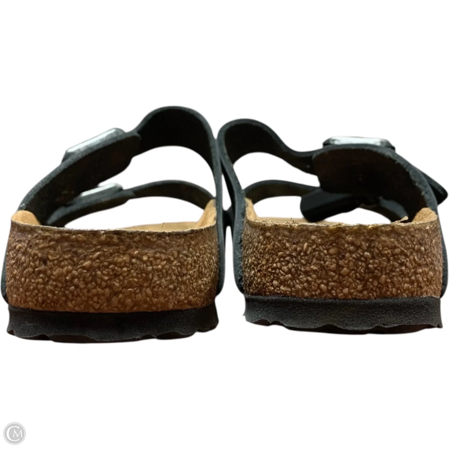 Sandals Flats By Birkenstock In Grey, Size: 5