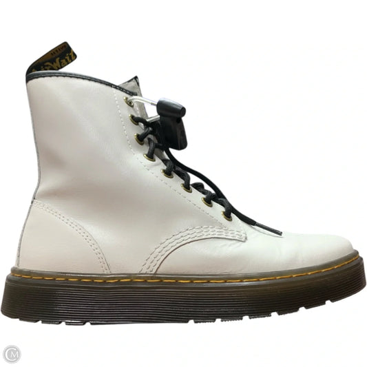 Boots Combat By Dr Martens In White, Size: 7