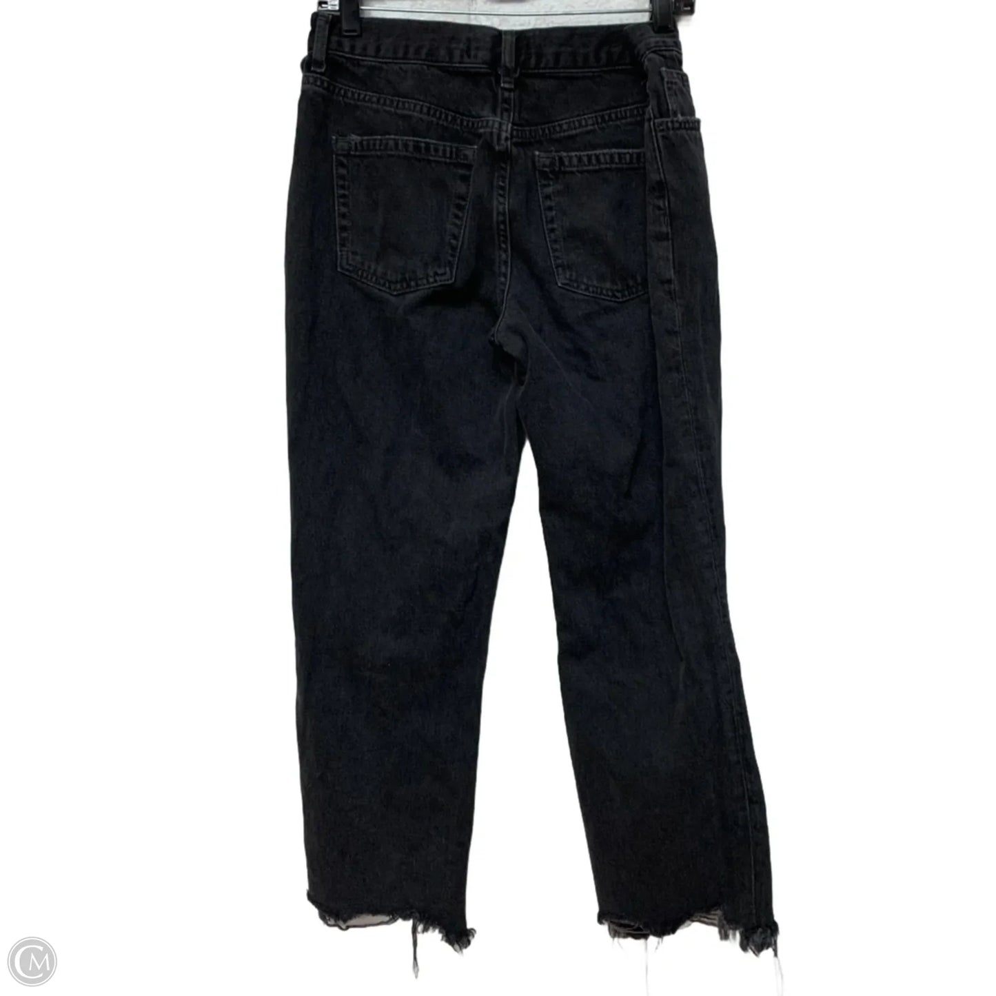 Jeans Straight By We The Free In Black Denim, Size: 8