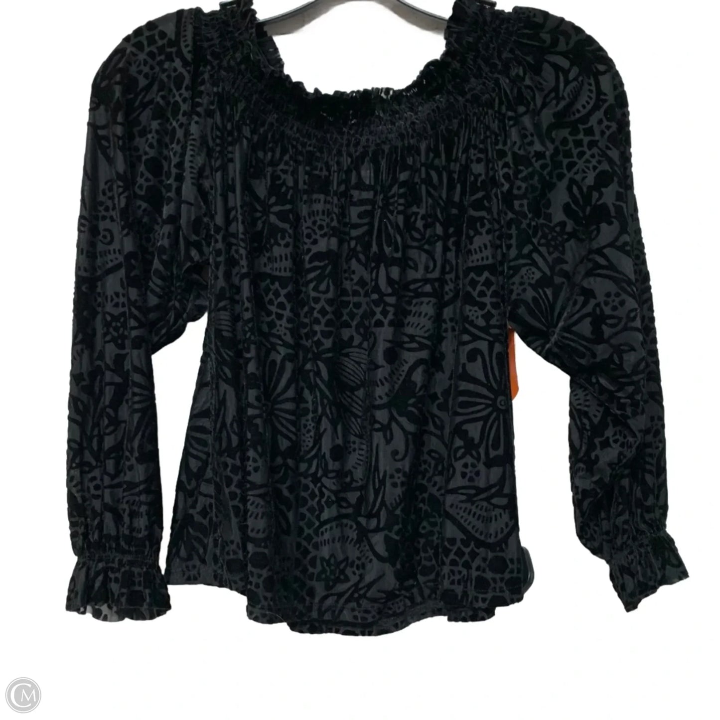 Top Long Sleeve By Free People In Black, Size: Xs