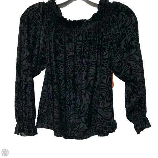 Top Long Sleeve By Free People In Black, Size: Xs