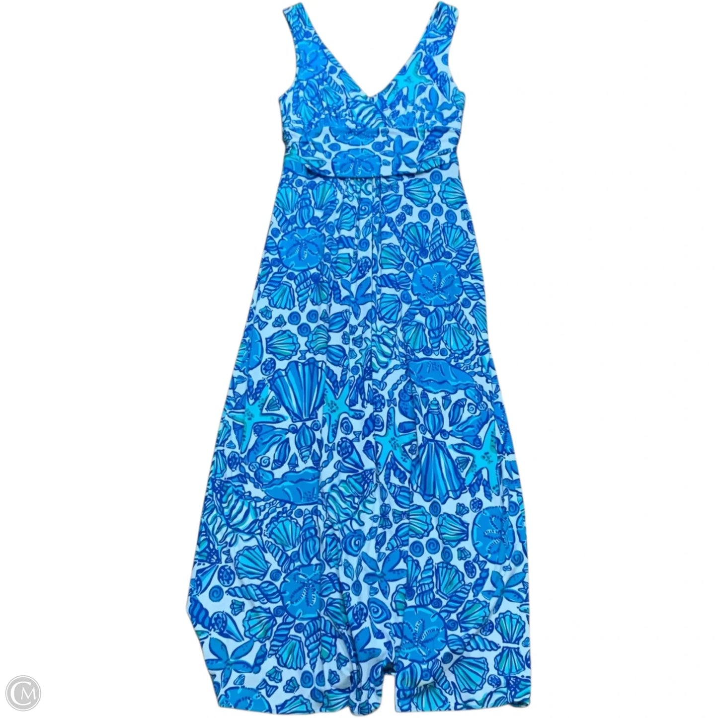 Dress Designer By Lilly Pulitzer In Blue & White, Size: M