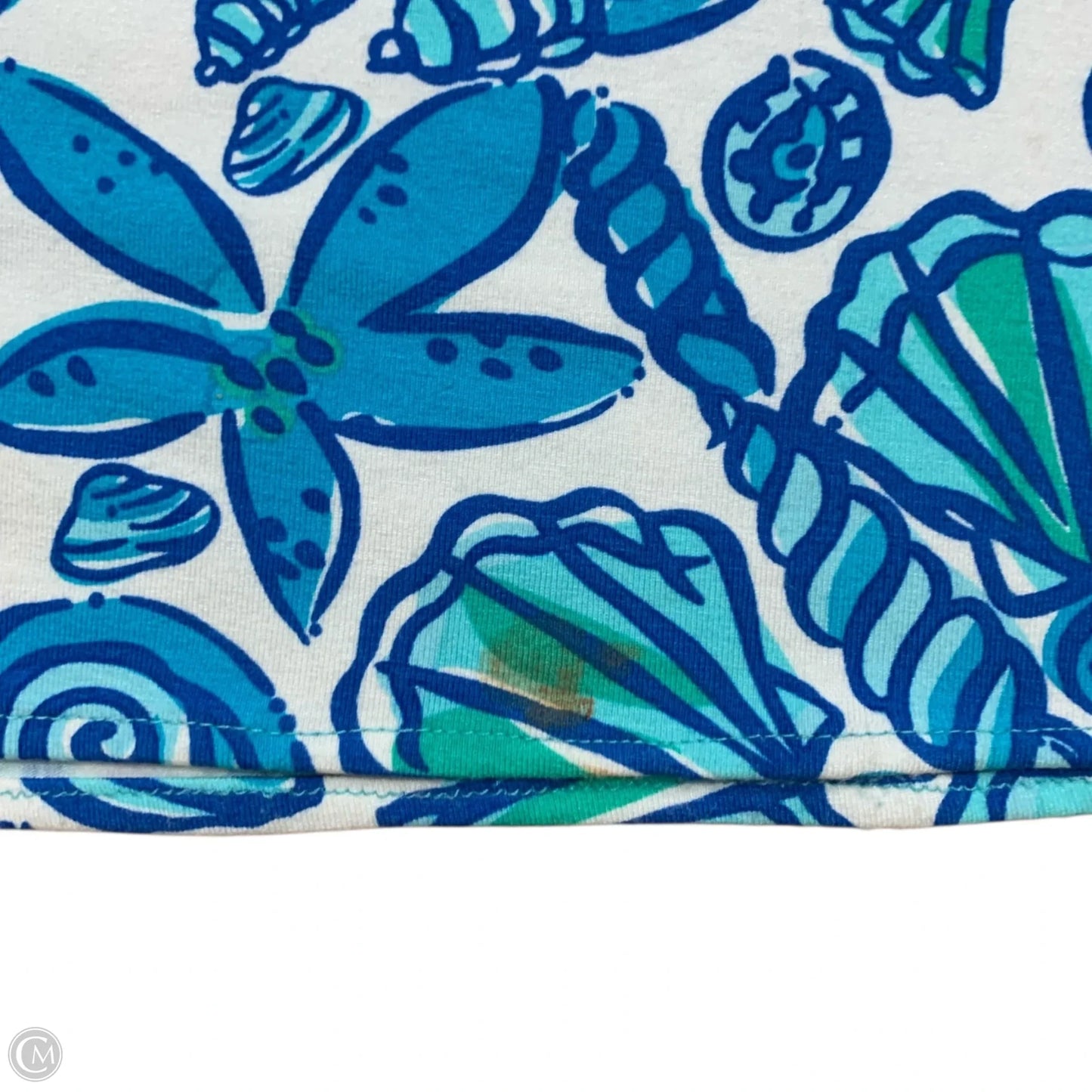 Dress Designer By Lilly Pulitzer In Blue & White, Size: M