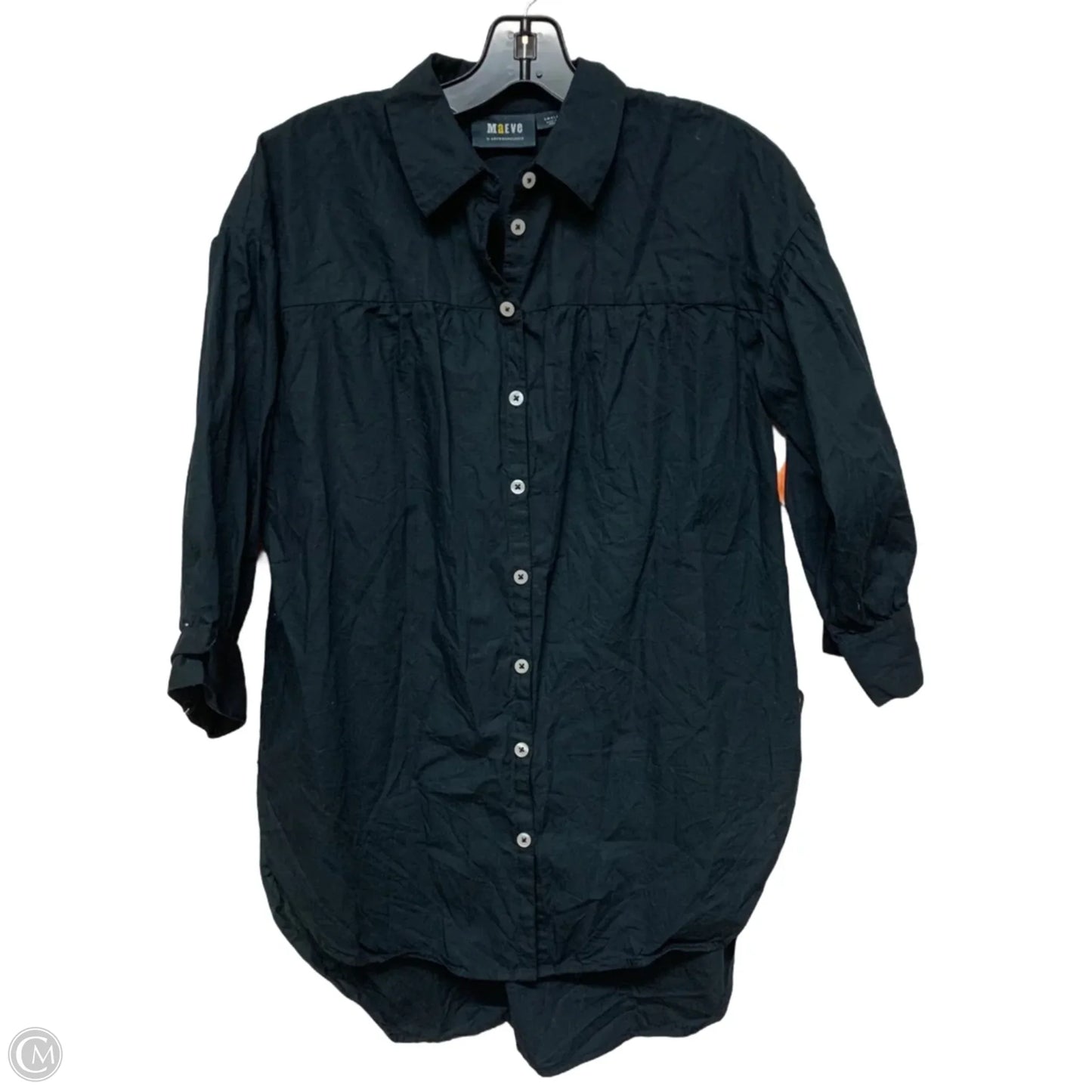 Tunic 3/4 Sleeve By Maeve In Black, Size: S