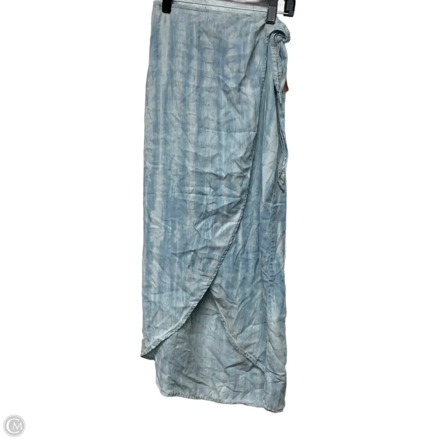 Skirt Midi By Cloth & Stone In Blue & White, Size: Xs