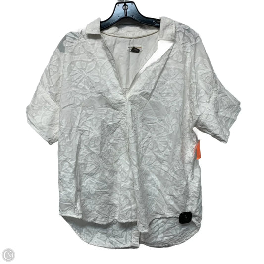 Top Short Sleeve By Pilcro In White, Size: M
