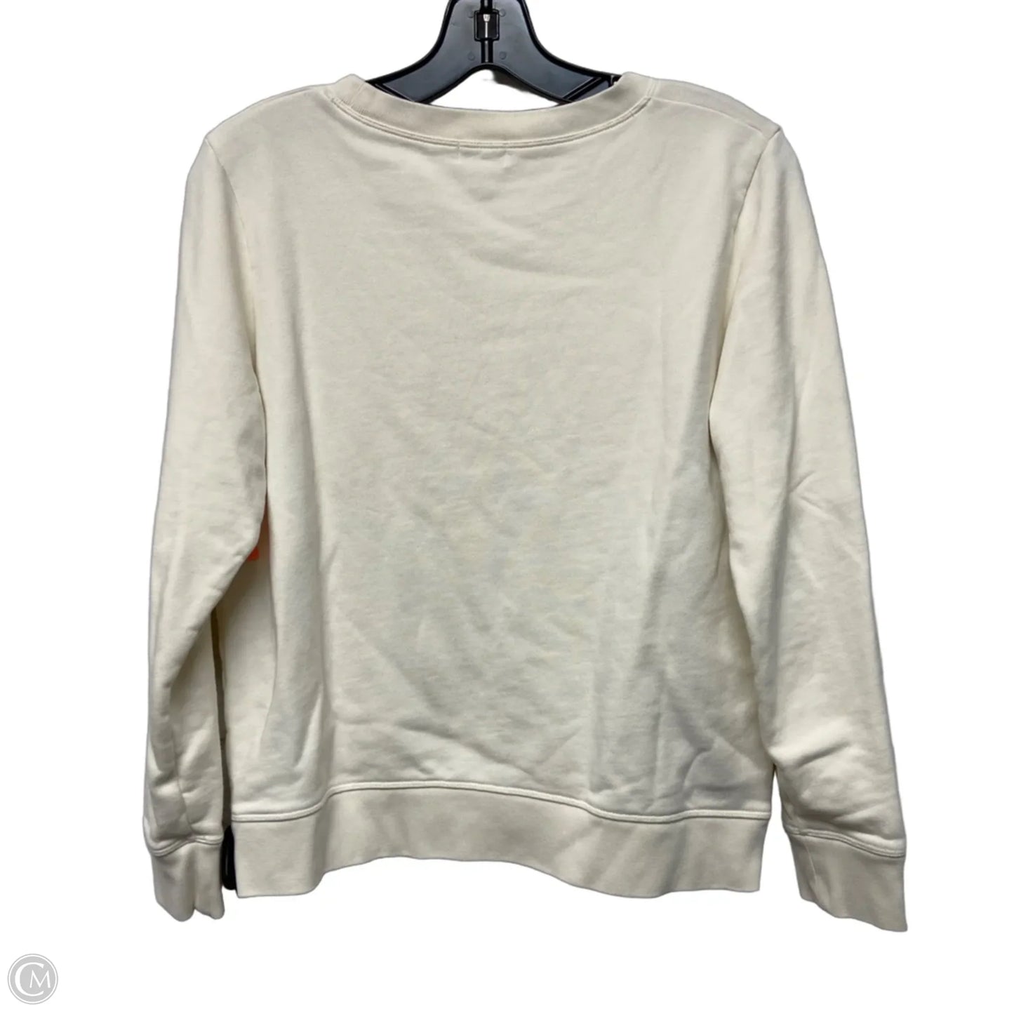 Sweatshirt Crewneck By J. Crew In Cream & Pink, Size: S