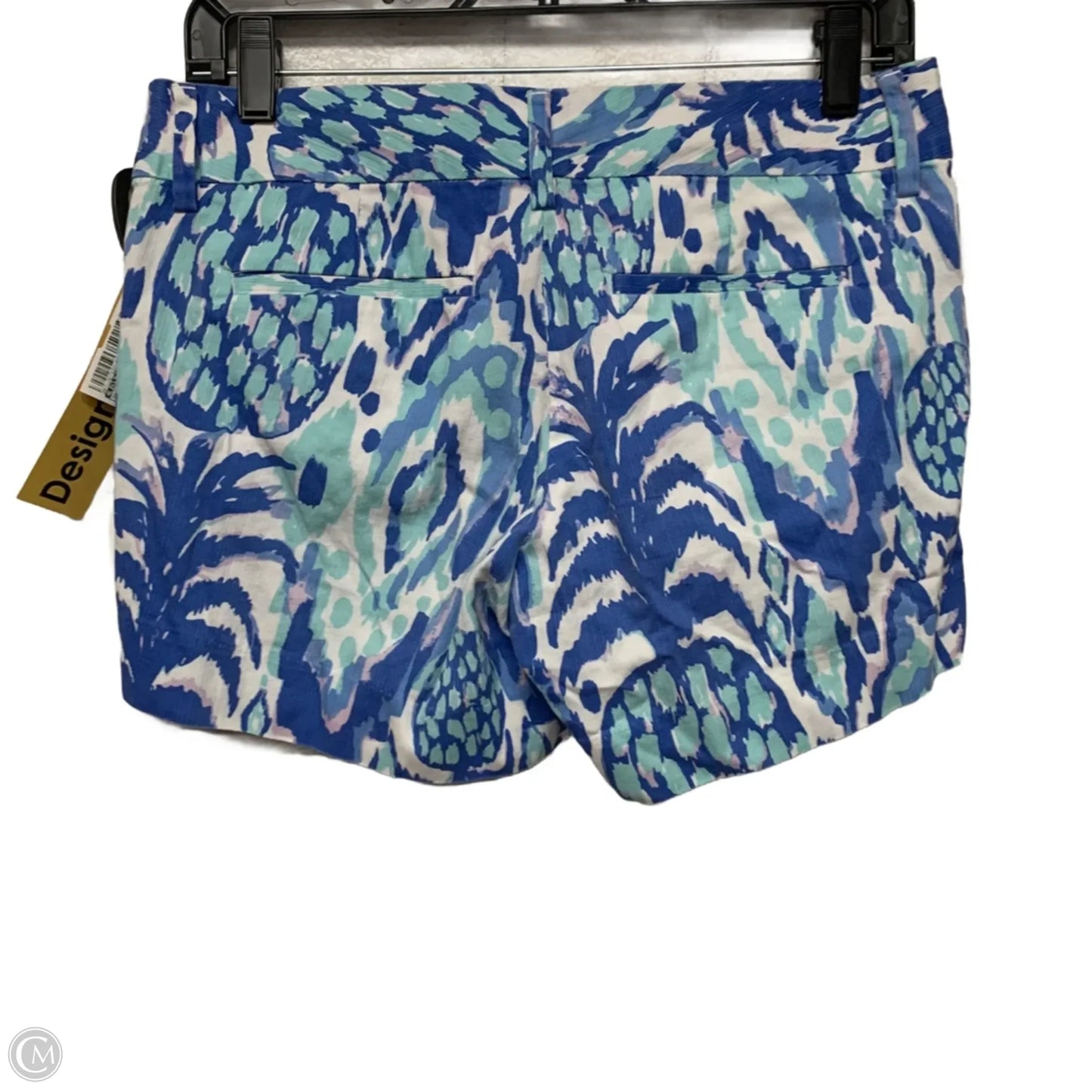 Shorts Designer By Lilly Pulitzer In Blue & White, Size: 2