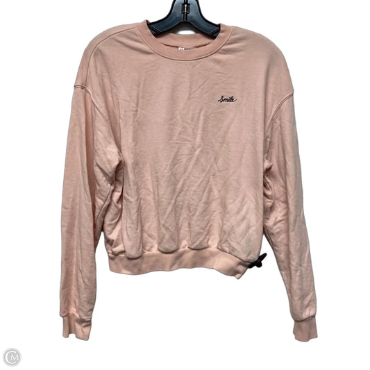 Sweatshirt Crewneck By Divided In Pink, Size: M