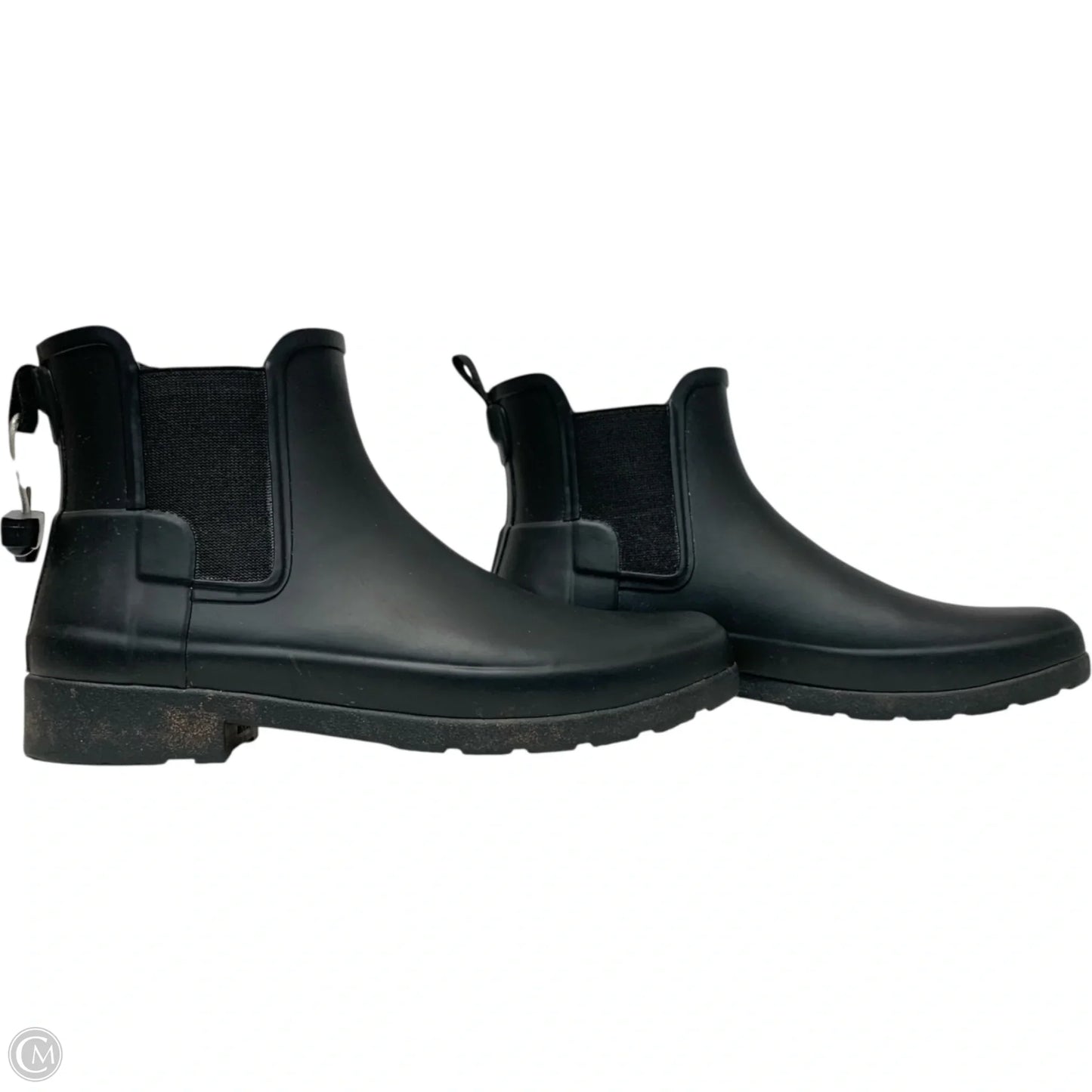 Boots Designer By Hunter In Black, Size: 9