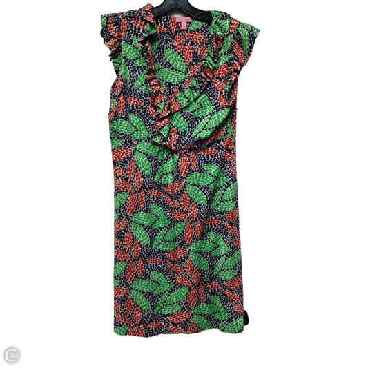 Dress Designer By Lilly Pulitzer In Blue & Green, Size: L