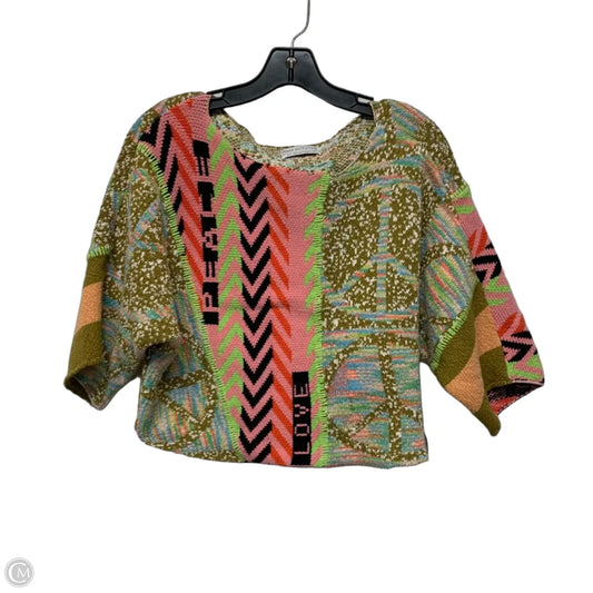 Sweater Short Sleeve By Urban Outfitters In Multi-colored, Size: S