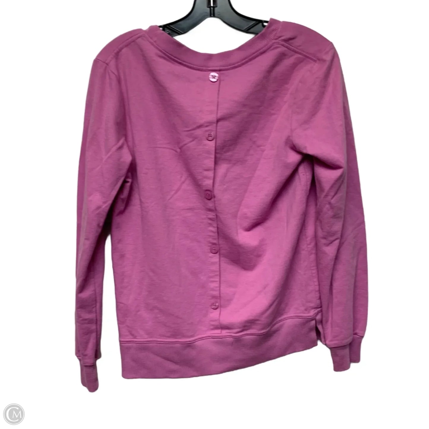 Sweatshirt Crewneck By Disney In Pink & White, Size: S