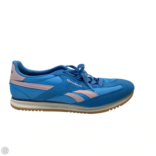 Shoes Sneakers By Reebok In Blue & Pink, Size: 8.5