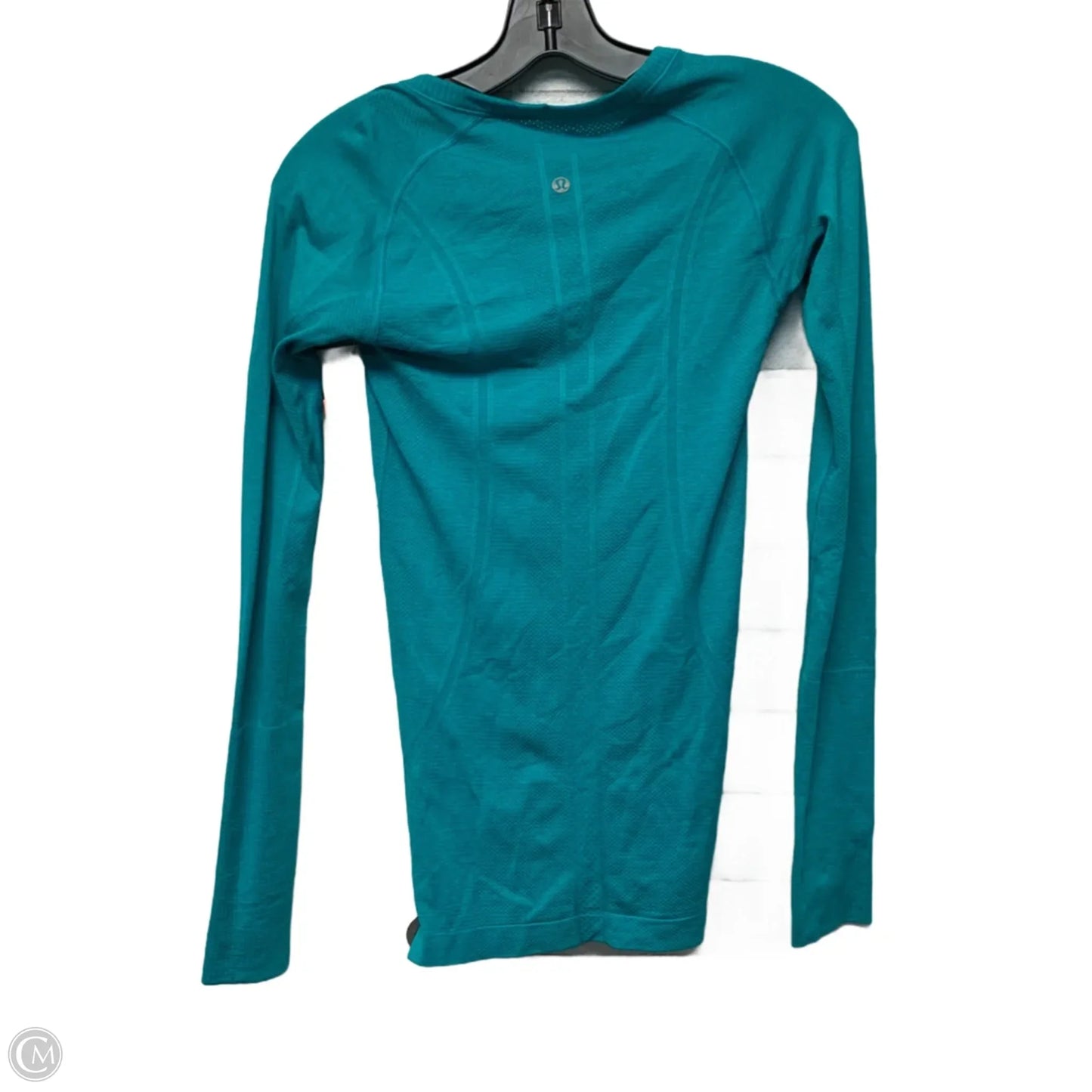 Athletic Top Long Sleeve Crewneck By Lululemon In Blue, Size: S