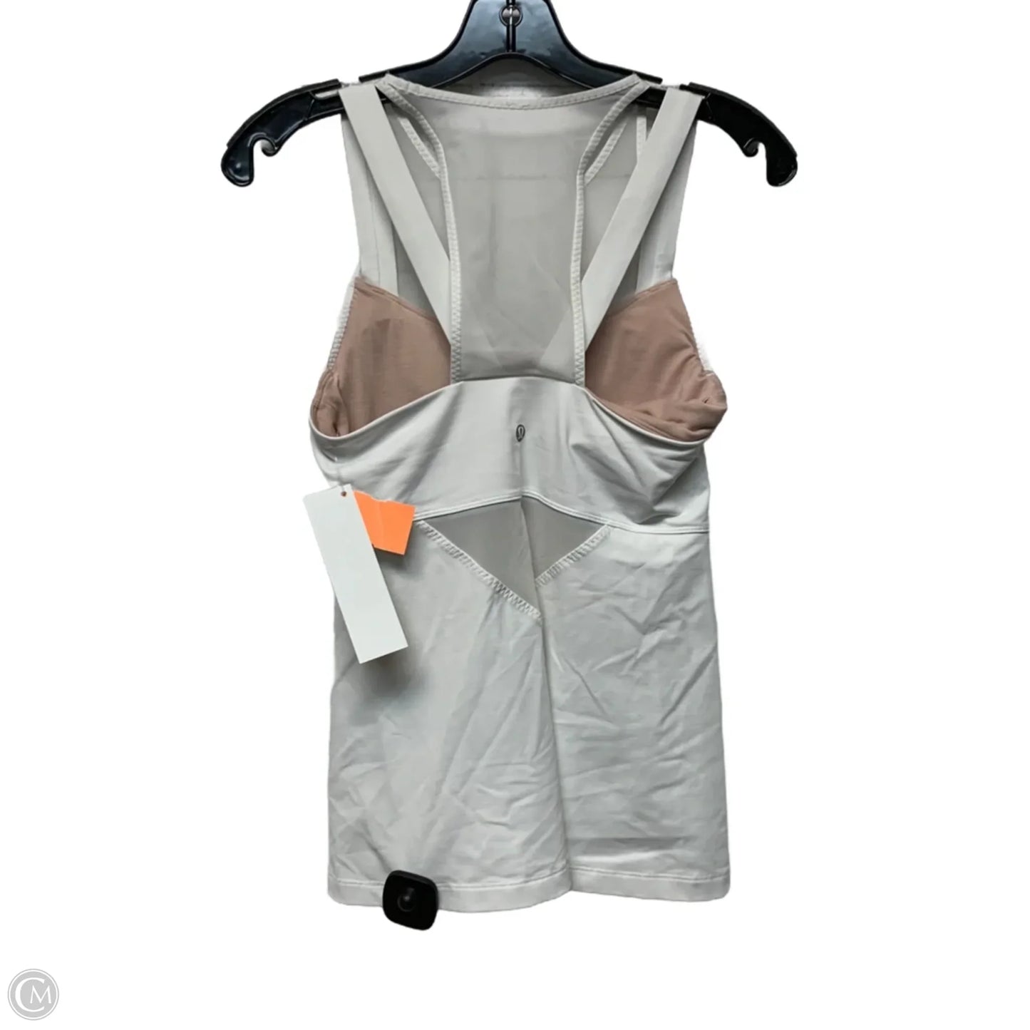 Athletic Tank Top By Lululemon In White, Size: S