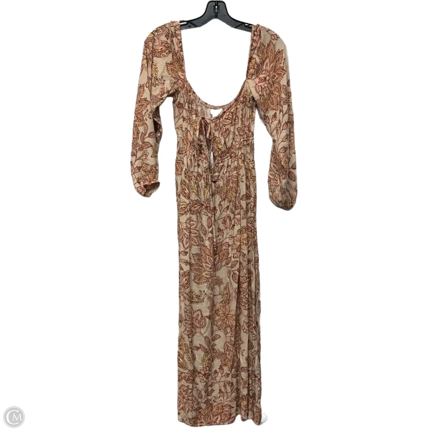 Dress Casual Maxi By Fourteenth Place In Pink & Yellow, Size: M