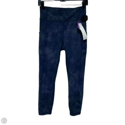 Athletic Leggings By Lululemon In Blue, Size: S